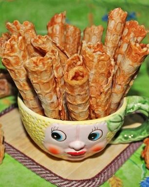 Постные вафли