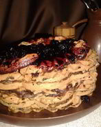 Пряные свекольные вафли