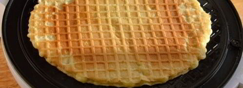 тонкие медовые вафли. Шаг 7