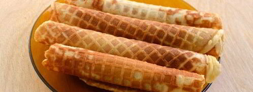 тонкие медовые вафли. Шаг 8