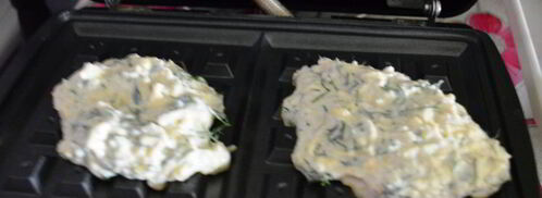 вафли с сыром и зеленью. Шаг 6