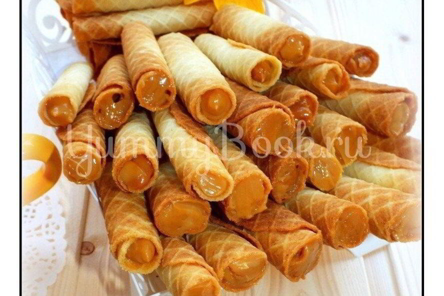 Рецепт вафель с вареной сгущенкой