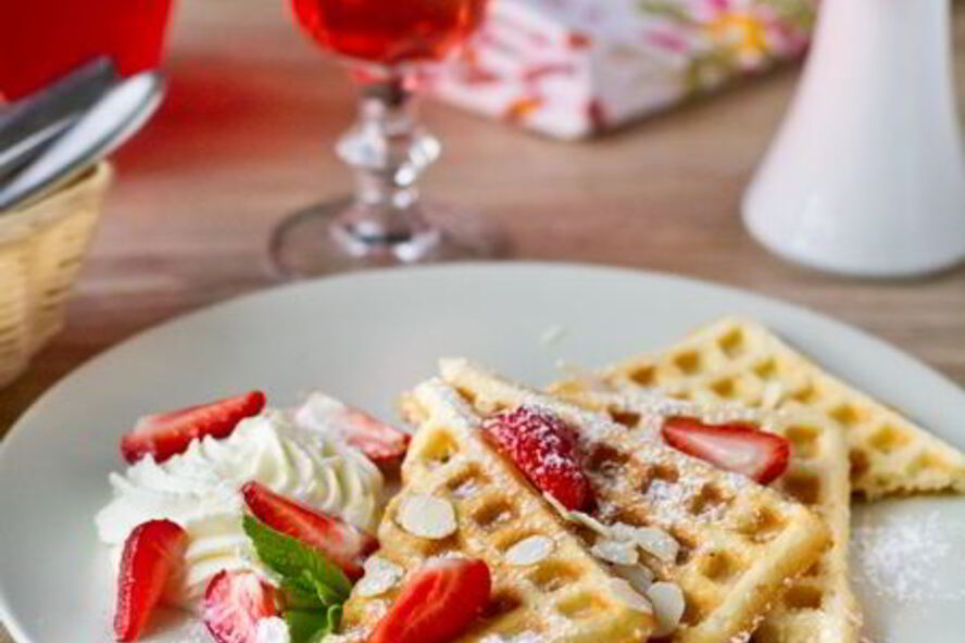 Рецепт вафель с жемчужным сахаром