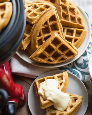 Вафли в вафельнице мягкие