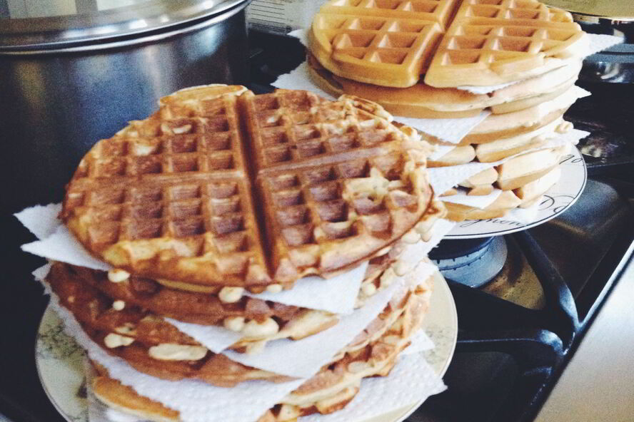 Рецепт вафель в электровафельнице