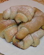 Ванильные рулетики на хмелевой закваске