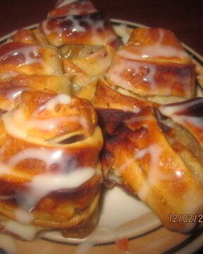 Яблочные рулетики