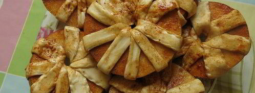 яблочные слойки-цветы. Шаг 9