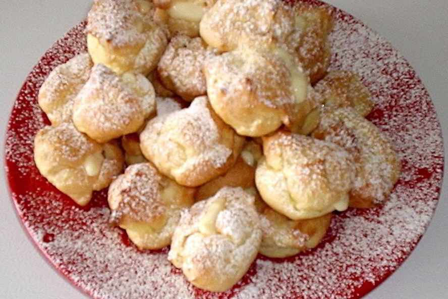 Рецепт пирожных эклеров с заварным кремом