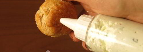 профитроли закусочные цыплята. Шаг 13