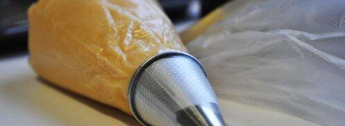 шоколадные пирожные эклеры с заварным кремом. Шаг 8