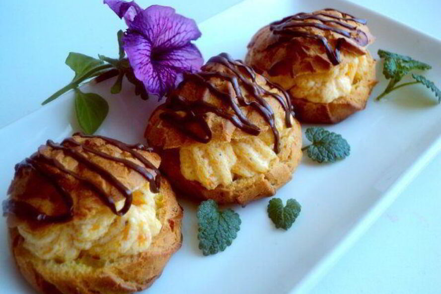 Рецепт эклеров из тыквы