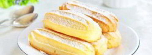 эклеры с белковым кремом. Шаг 13