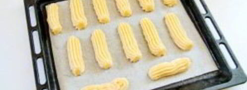 эклеры с белковым кремом. Шаг 8