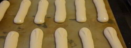 эклеры с итальянским сливочным кремом и шоколадом. Шаг 9