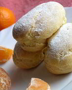 Эклеры с мандариновым кремом