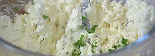 эклеры с начинкой из творога и зелени. Шаг 6