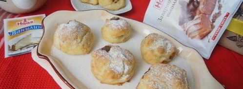 эклеры с шоколадным кремом. Шаг 12