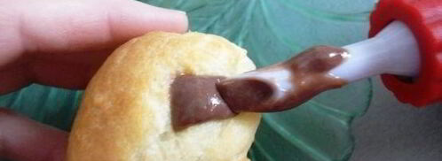 эклеры с шоколадным кремом. Шаг 11