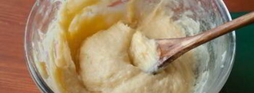 закусочные профитроли со сливочным кремом и креветками. Шаг 3