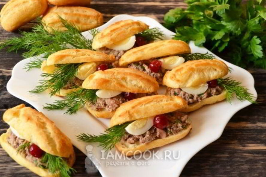 Рецепт закусочных эклеров