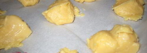 заварное пирожное с заварным кремом на белом шоколаде. Шаг 7