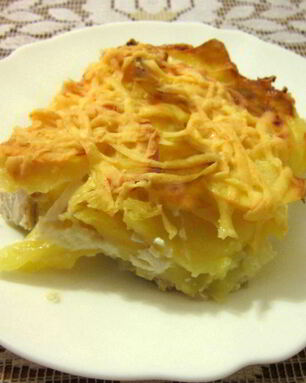 Картофельная запеканка с грудкой