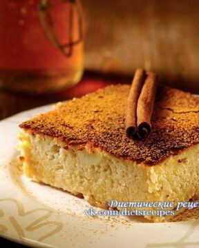 Творожная запеканка с корицей