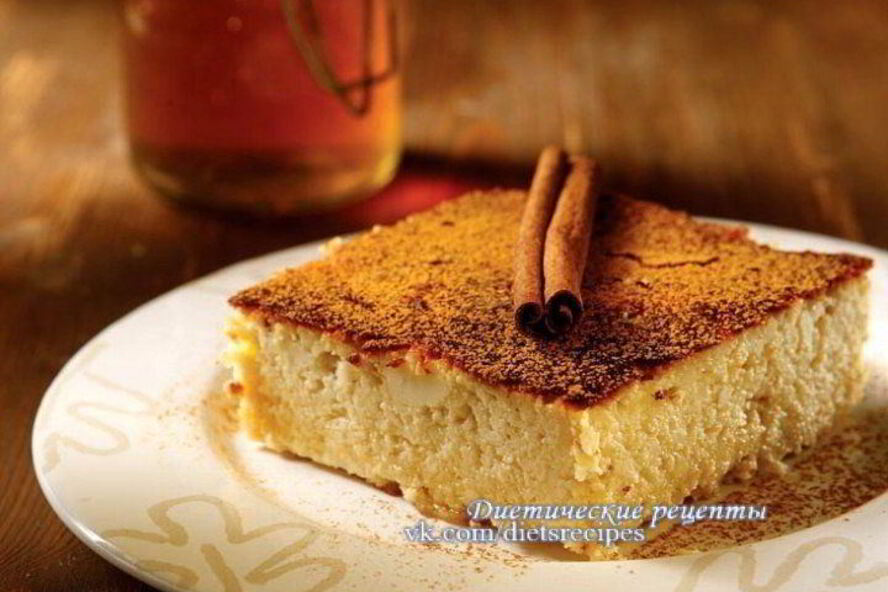 Рецепт творожной запеканки с корицей