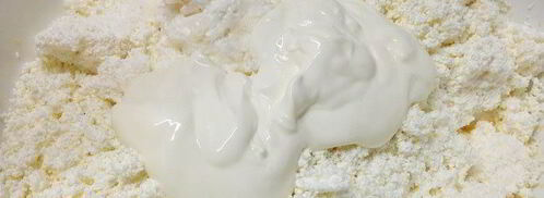 творожная запеканка с манкой. Шаг 4