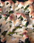 Запеканка из брокколи со сливками и сыром