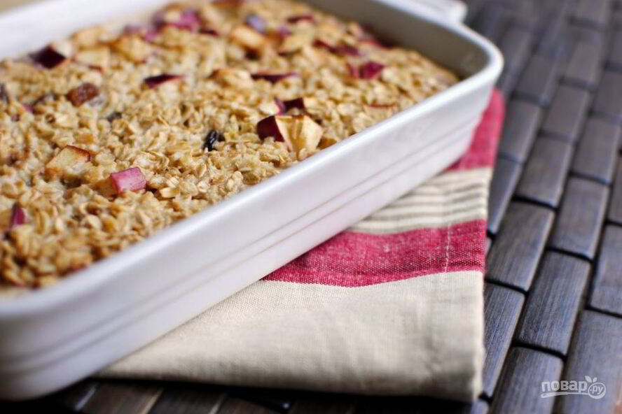Рецепт запеканки из геркулеса