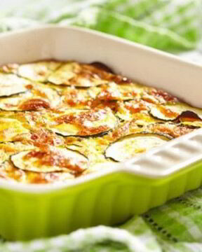 Запеканка из овощей с сыром пармезан