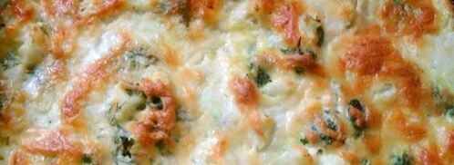 запеканка из цветной капусты со шпинатом. Шаг 8