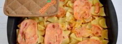 запеканка картофельная под горчичным соусом. Шаг 7