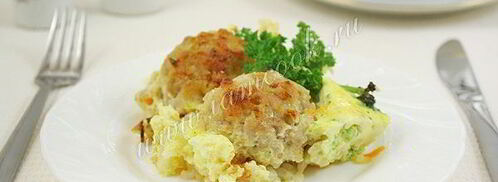 запеканка с мясными колобками. Шаг 17