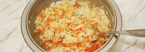 запеканка с мясными колобками. Шаг 9