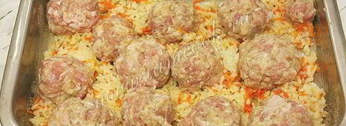 запеканка с мясными колобками. Шаг 12
