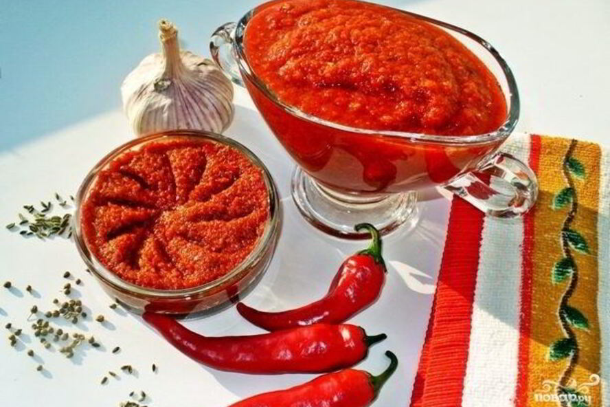 Рецепт аджики домашней