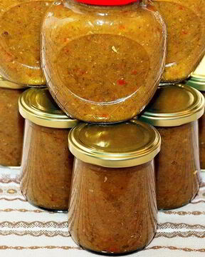 Аджика из алычи на зиму