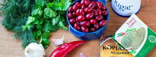 аджика из кизила. Шаг 5