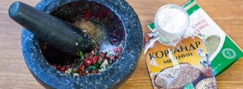 аджика из кизила. Шаг 11