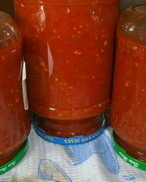 Аджика из перца и чеснока на зиму