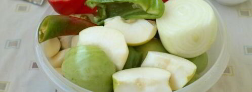 аджика из зеленых помидоров. Шаг 5