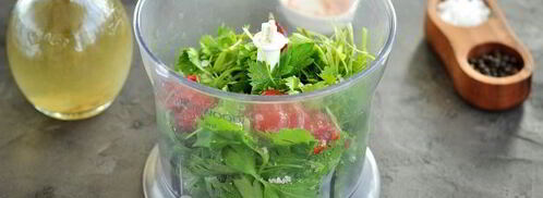 аджика с кинзой. Шаг 6