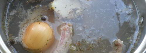 обжаренные свиные ребрышки с аджикой и овощами al dente. Шаг 3