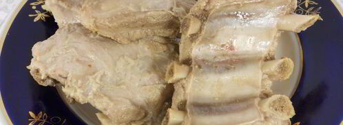 обжаренные свиные ребрышки с аджикой и овощами al dente. Шаг 4