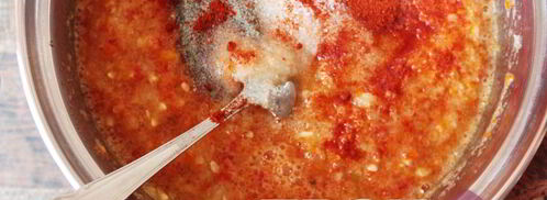 острая аджика из кабачков. Шаг 7