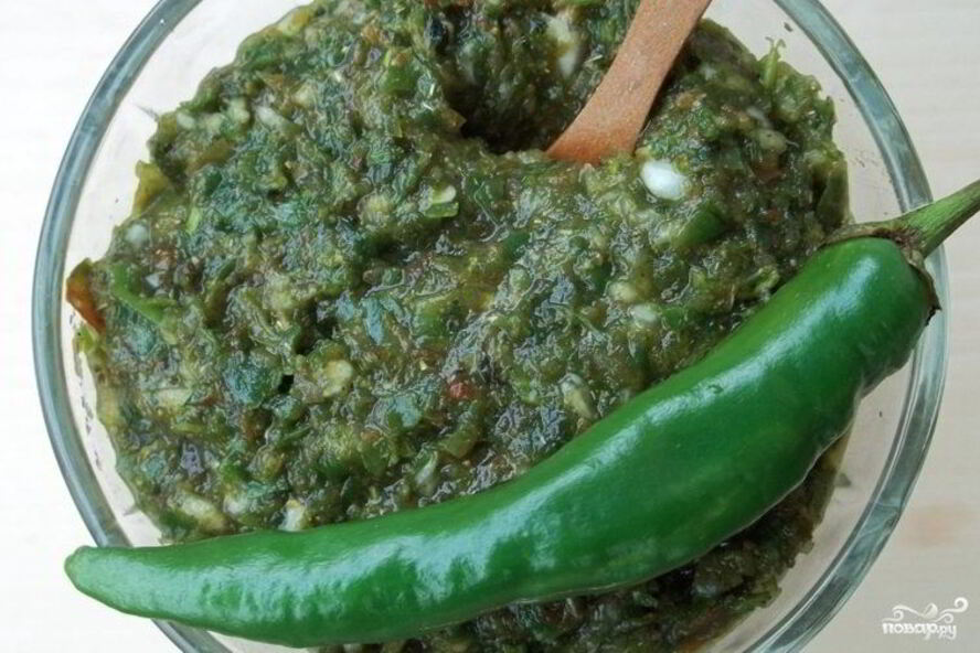 Рецепт зеленой аджики