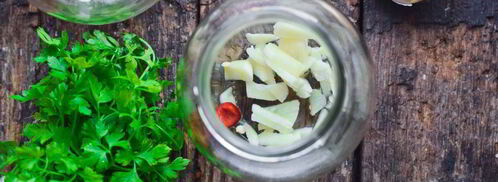 баклажаны с чесноком на зиму. Шаг 3